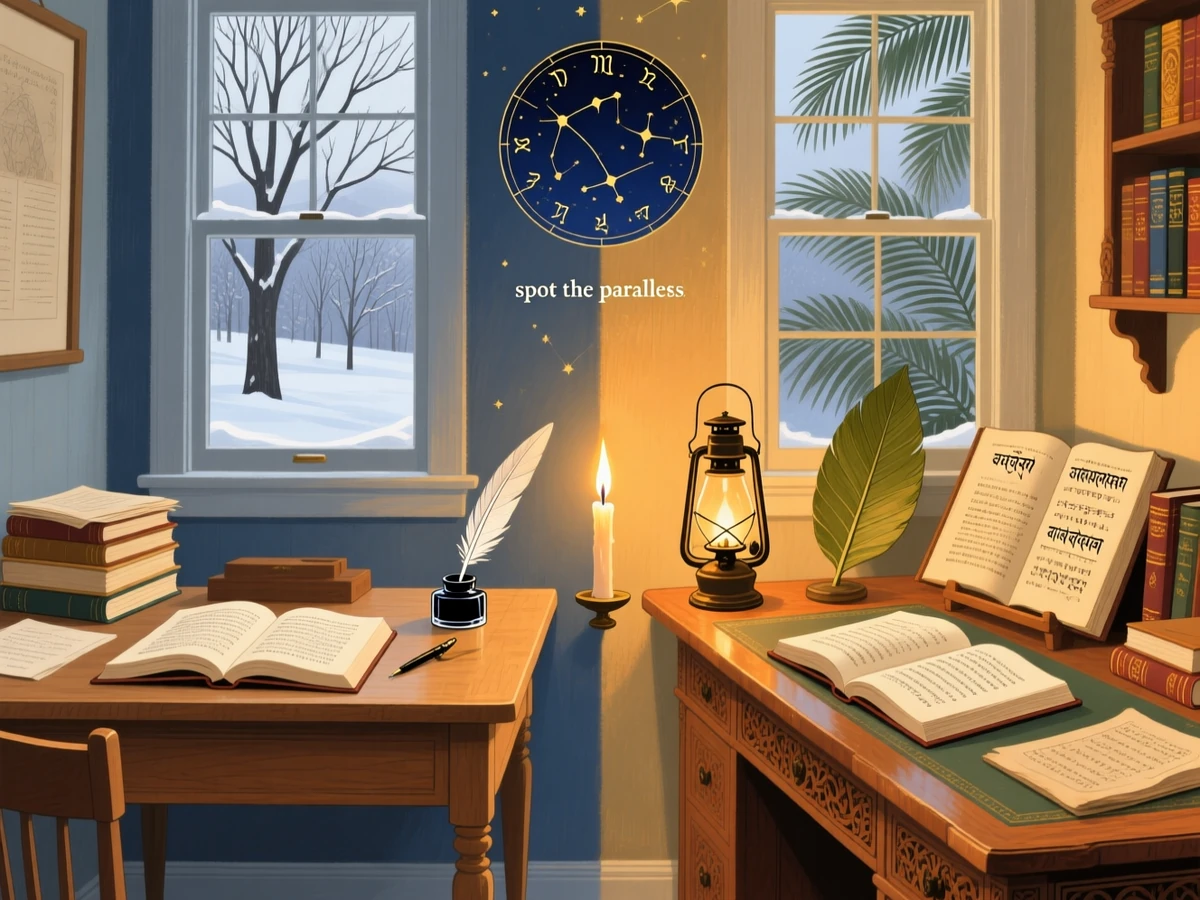 Two rivers meeting — Transcendentalism and Jyotish converging