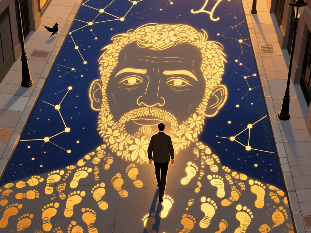 Dewdrops on morning grass — each one containing the whole sky