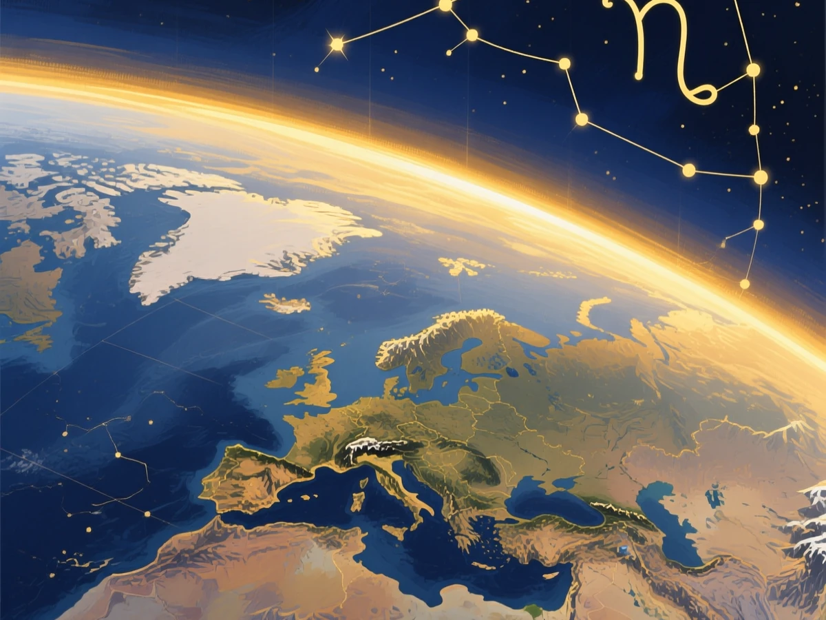 Mountains insignificant in the curve of the sphere