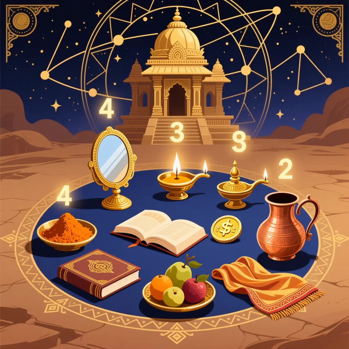 Section: Prasna Marga Chapter 7 Ashtamangala Numerology