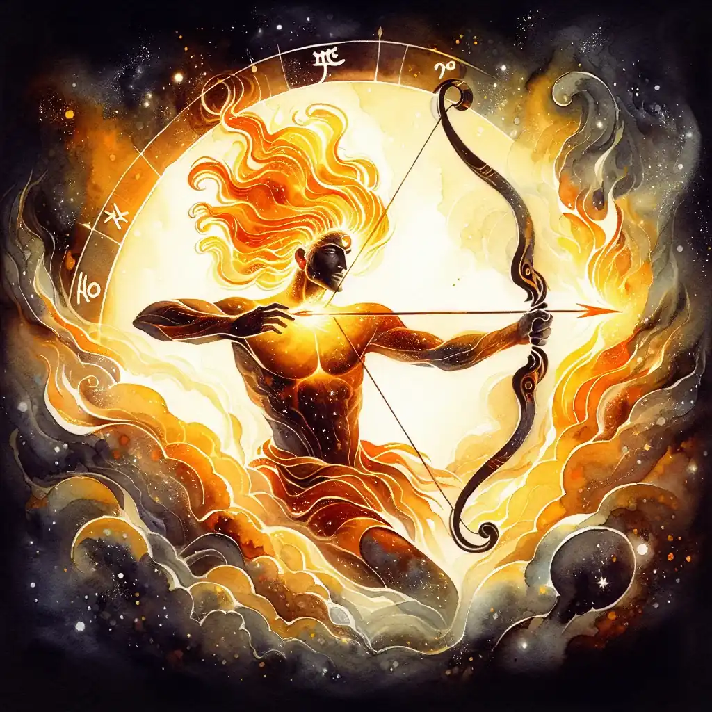 Cosmic representation of Sagittarius Ascendant