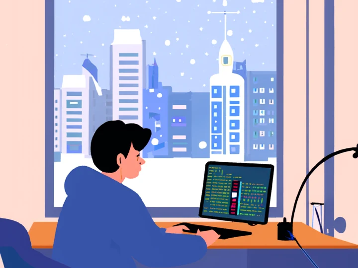 Illustration of VedAstro's 2014 foundation period in Ita-Pasila, Helsinki