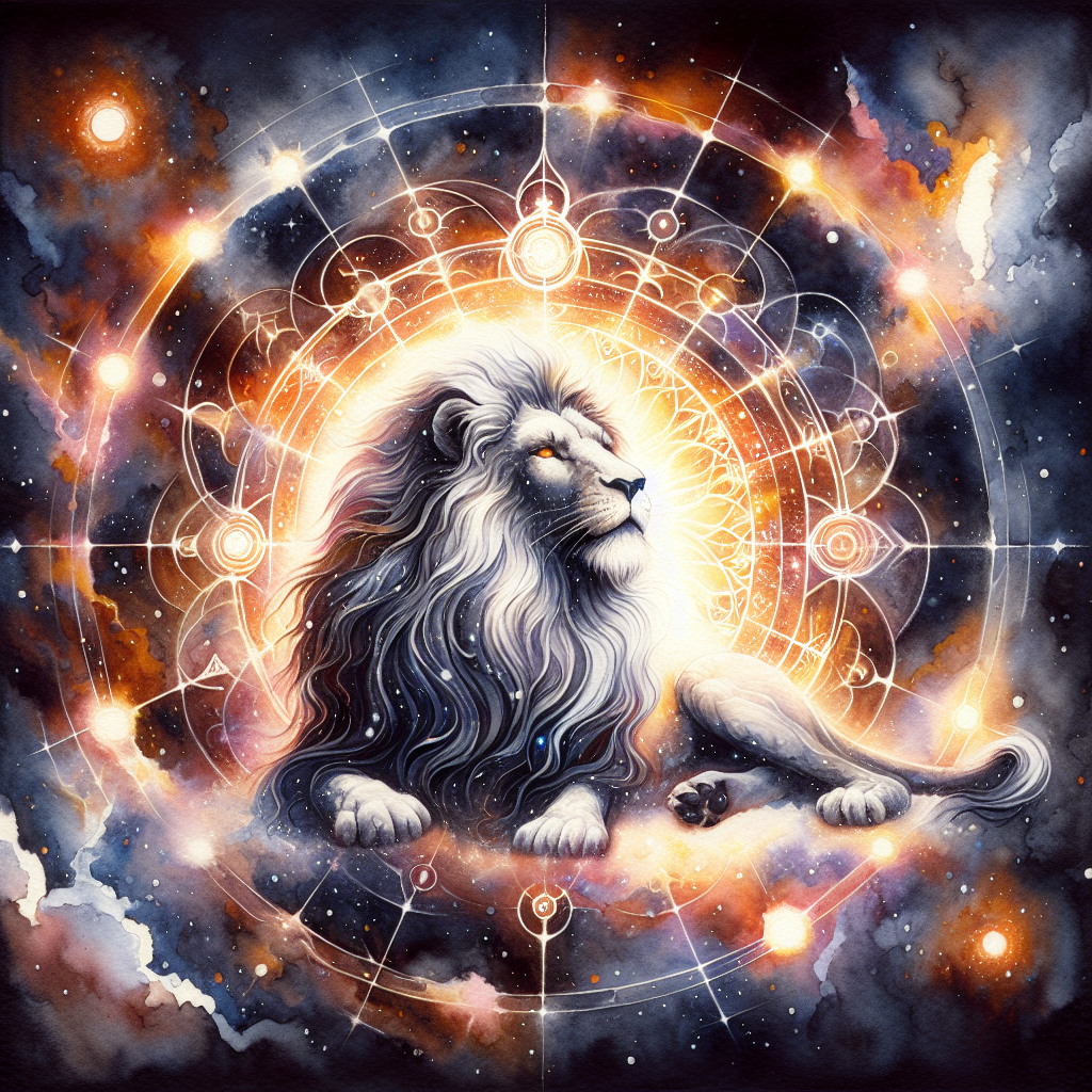Cosmic representation of Leo Ascendant