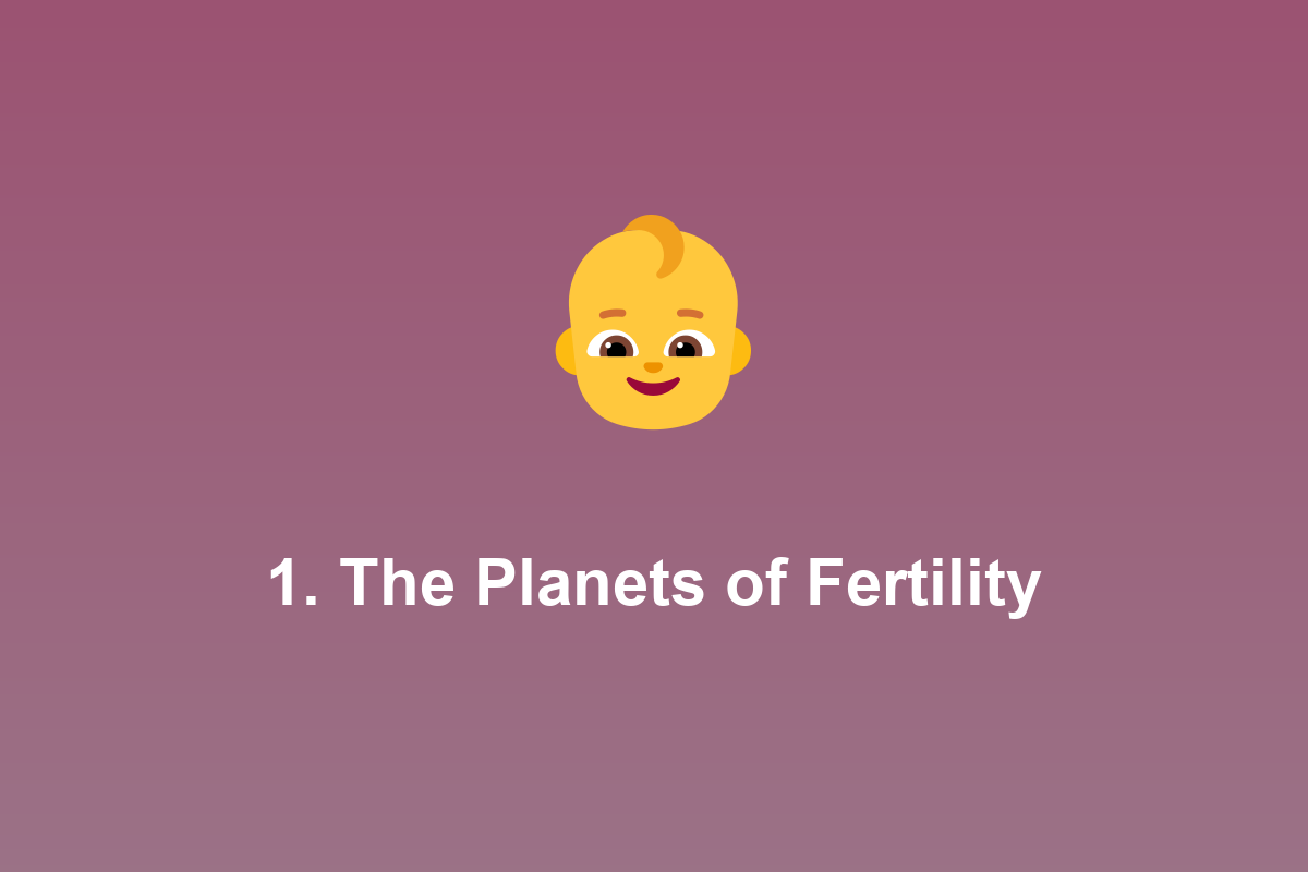 Section: 1. The Planets of Fertility