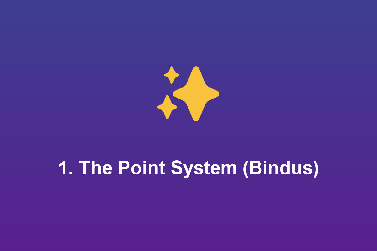 Section: 1. The Point System (Bindus)